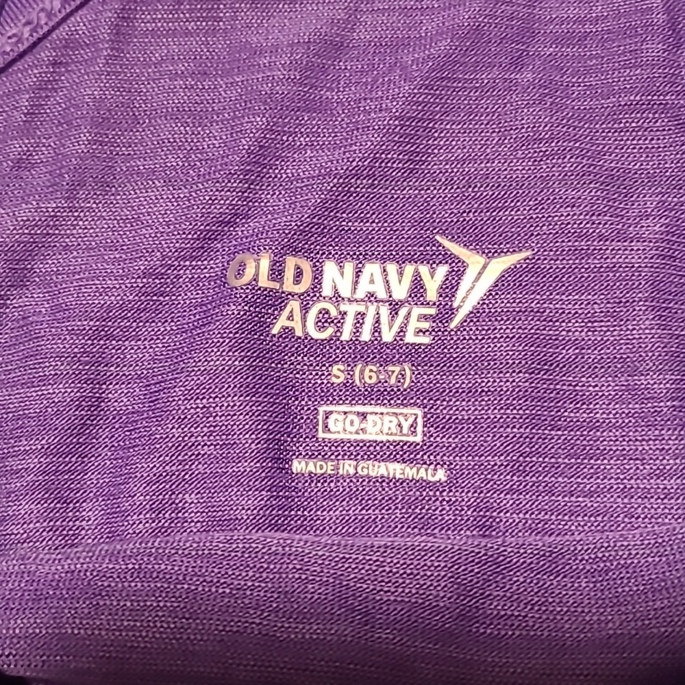 Old Navy NWT Purple Tank Top - Butterfly Back -  Girls Small - Picture 5 of 7